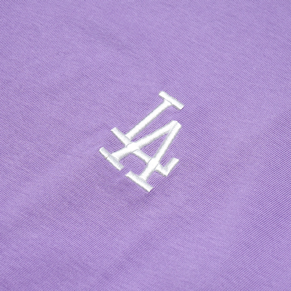 M7B LA Dodgers Monogram Mega Logo T-Shirt Purple