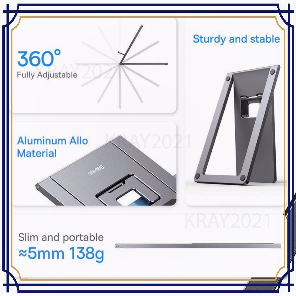Foldable Metal Desktop Holder Smartphone -TP651