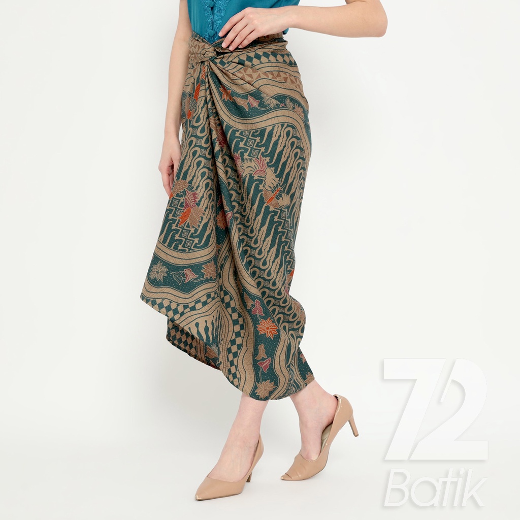 ROK BATIK SPAN Aurora Skirt Lilit Kebaya Instan Modern Wanita Motif Sungai Kupu Warna Biru 723190 Cap 72 - Rok Batik Lilit Bawahan Skirt Kamen Kebaya Songket Batik Panjang Plisket Span Instan Jadi Bali Lembaran Premium Modern Untuk Wanita Kondangan