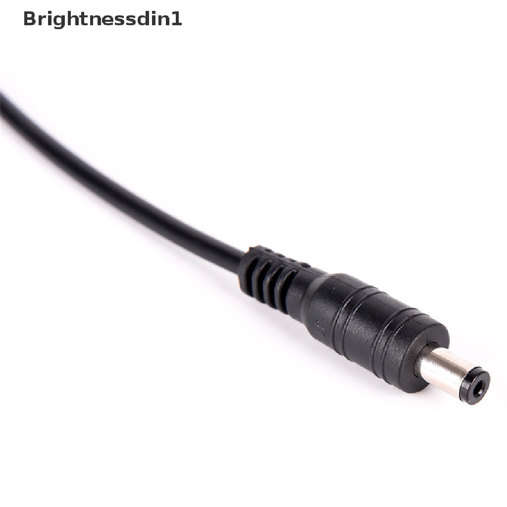 [Brightnessdin1] 5pasang Pengaman 5.5x2.1mm Male+Female DC Power Socket Plug Connector Kabel Kawat Butik