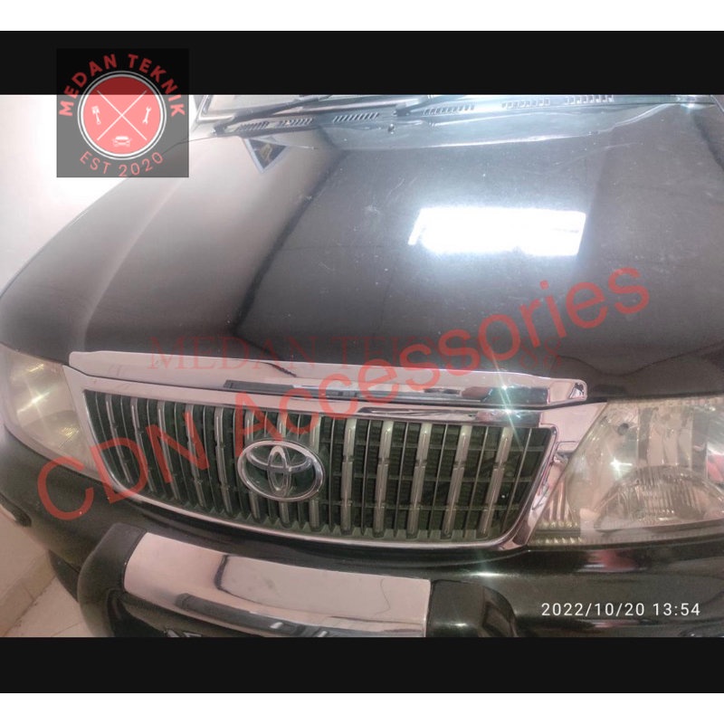 MEDANTEKNIK88 Hood Moulding Kijang Kapsul/Lis Kap mesin Kijang Kapsul/List Depan Kijang Kapsul