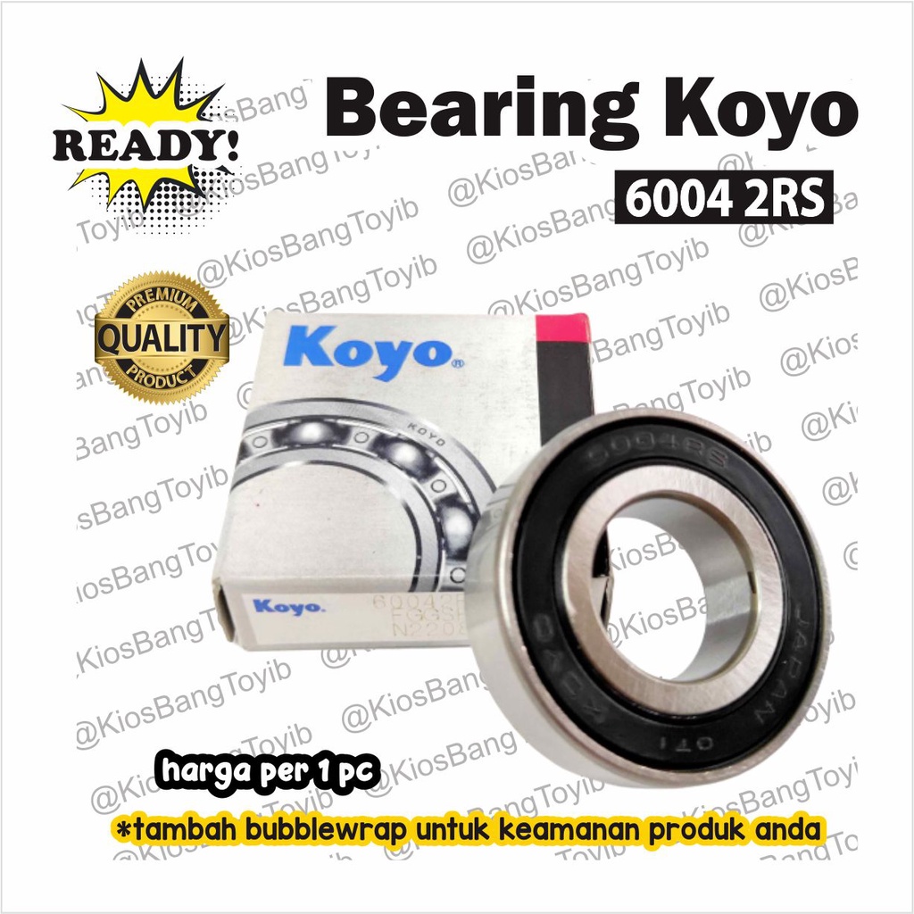 Bearing Laher 6004 2RS As Roda Belakang Yamaha MIO ORI JAPAN (KOYO)