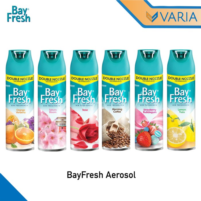 BayFresh Aerosol 320 ml Air Freshener Spray Parfum Pengharum Ruangan