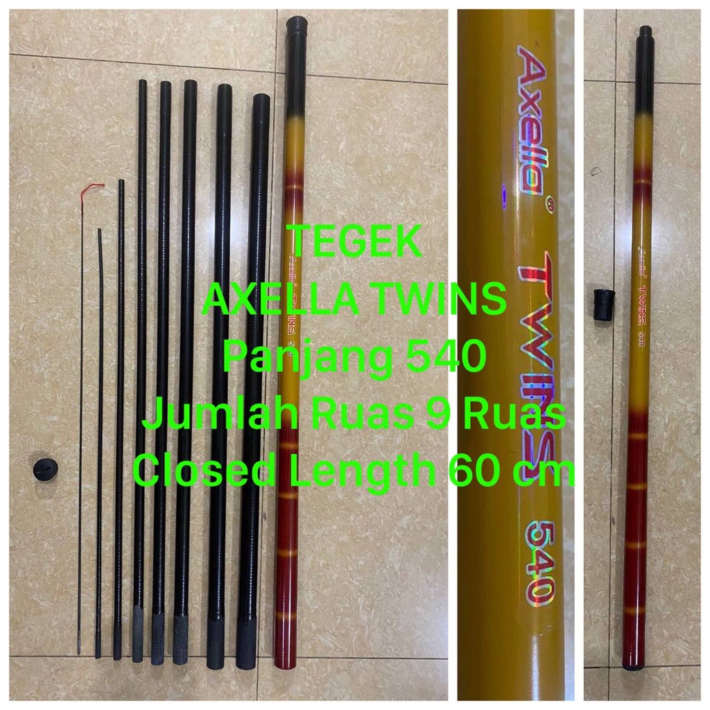 Pancing Tegek Murah Ukuran 180cm - 630cm Axella Twins Material Fiber