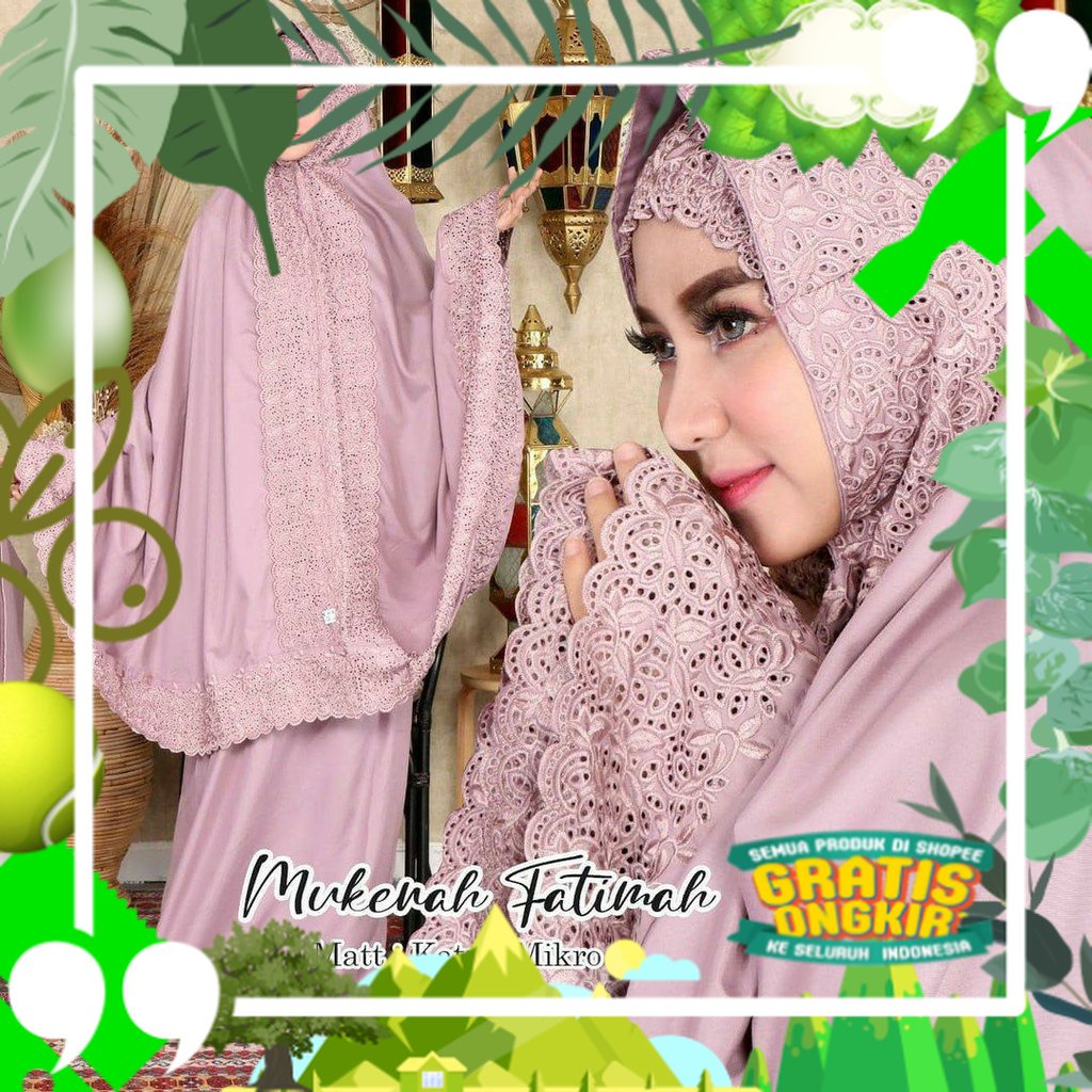 MUKENA DEWASA FATIMAH KHADIJAH MUKENA KHADIJAH SYAHRINI Mukena Fatimah Khadijah (BISA COD)SALE / sag