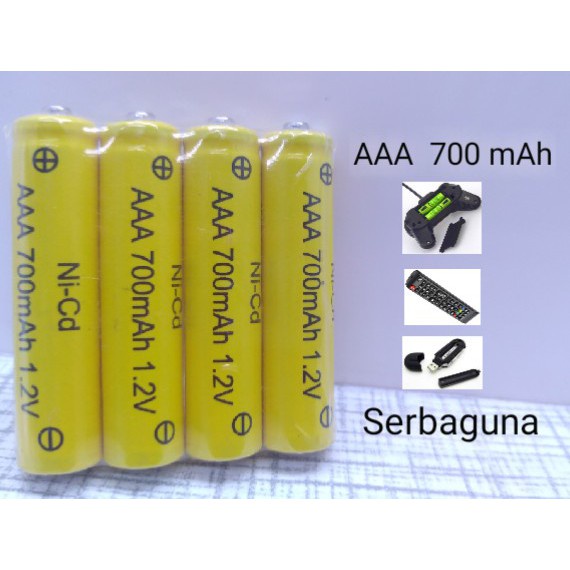 Battery Batre Baterai NI-CD AAA 700mAh Murah murah