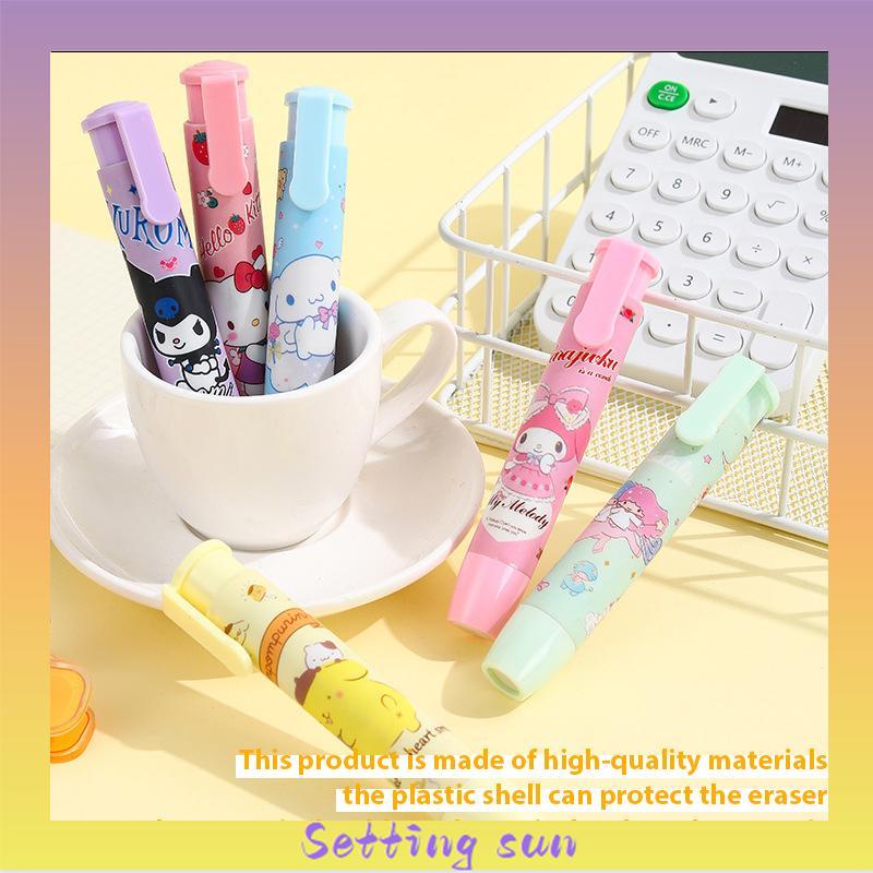 Eraser Cartoon Press Pen Modeling Koreksi Karet Alat Tulis Sekolah TN