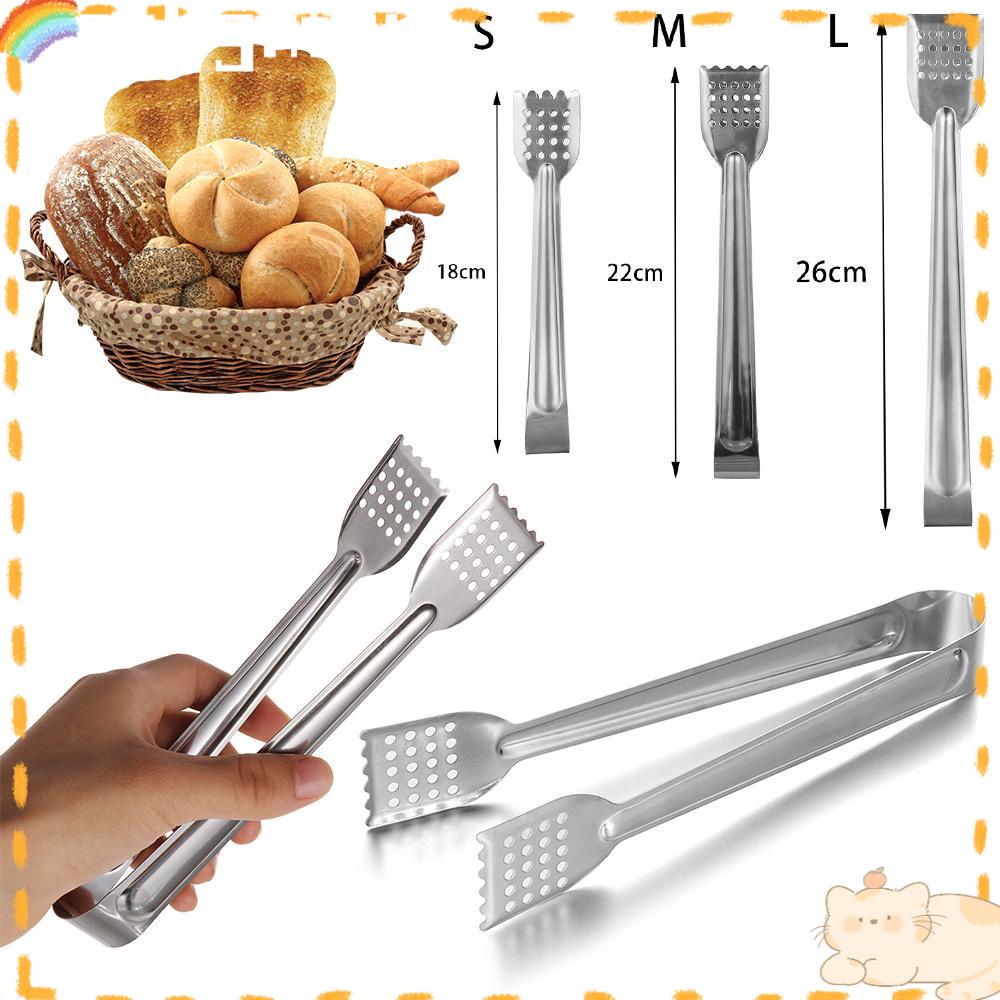 Solighter Food Tong Pemisah Minyak Goreng Barbecue Stainless Steel