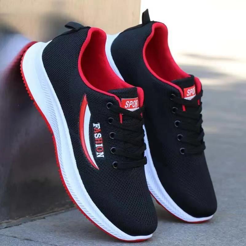 SHOEGALLERY LV0246 Sepatu Import Sneakers Sport Pria Import/Sepatu Hitam Fashion 2 Warna