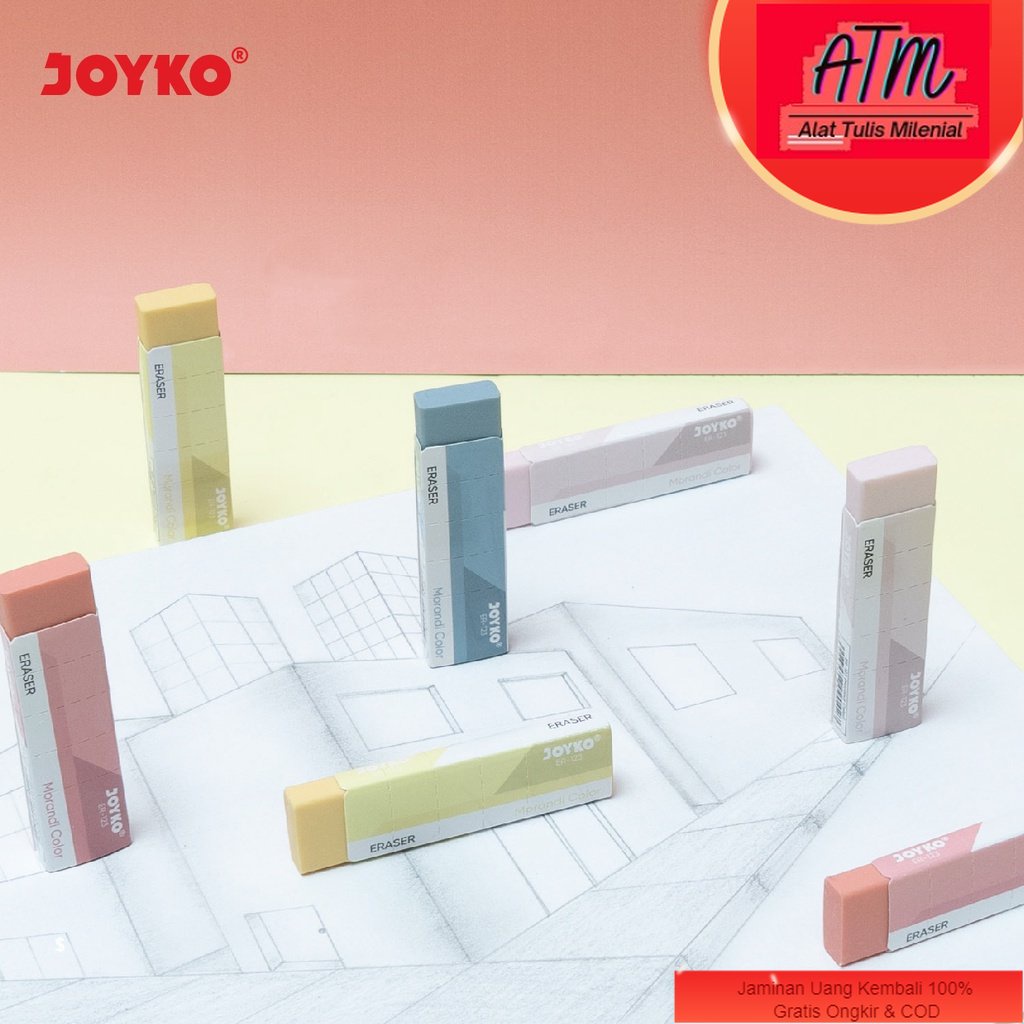 

Penghapus Eraser Joyko ER-123 Morandi Color