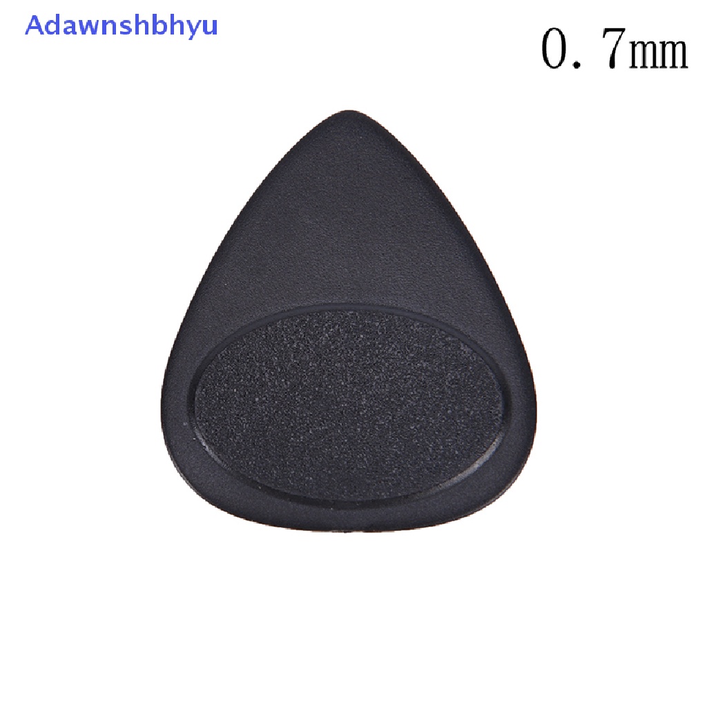 Adhyu 10pcs 0.7mm Gitar Listrik Akustik Picks Plectrum Untuk Alat Musik ID Warna Acak