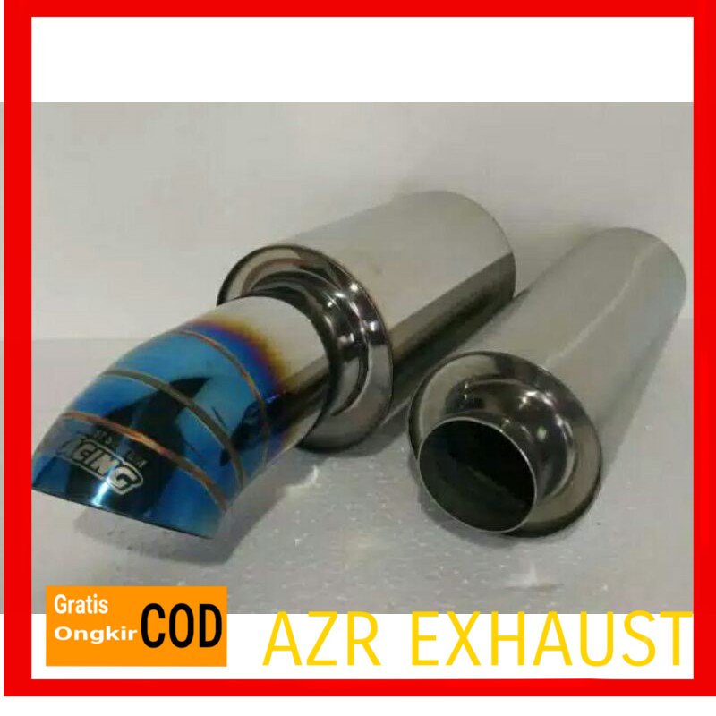 PAKET MUFFLER JS RACING + RESONATOR RACING