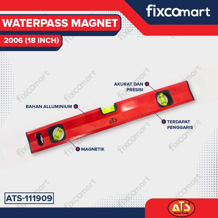 WATERPASS MAGNET &quot;ATS&quot; 2006 18&quot; (INCH)