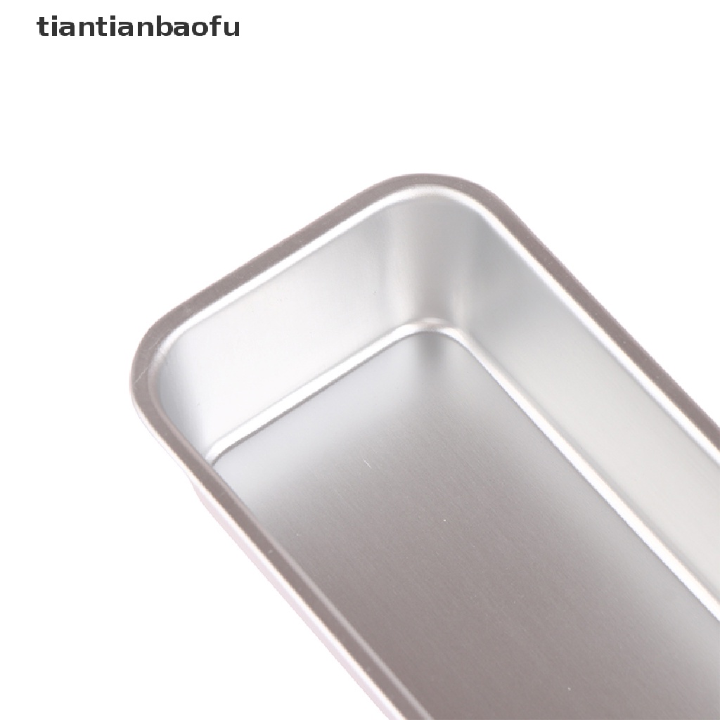 [tiantianbaofu] 1pc Aluminium Alloy Loyang Roti Persegi Panjang Baking Kue Cetakan Pastry Baking Pan Butik