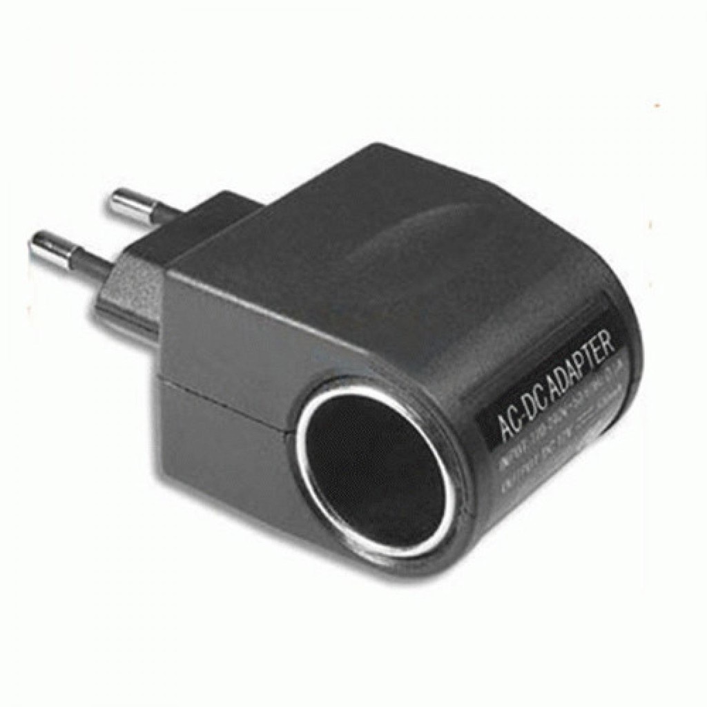 Car Charger Switch EU Plug 12V 500MA - KYA000109 ( Mughnii )