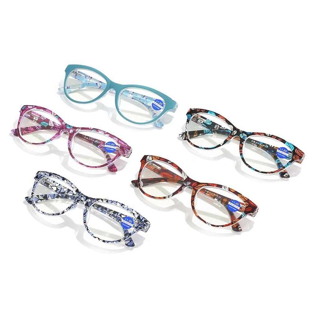 Lily Kacamata Baca Fashion Portable Pelindung Mata Vintage Ultra Ringan Frame