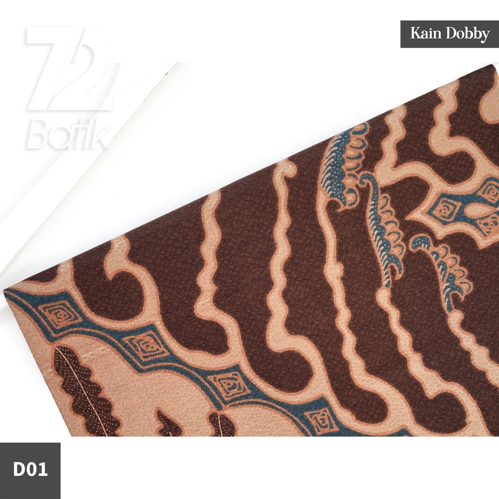 KAIN BATIK PREMIUM Dobby Motif Kawung Kelabang Warna Coklat Tua 723316 Cap 72 Jarik Jarit Samping Kebat Panjang Batik Dobby Modern Premium Bahan Seragam Batik Pernikahan Kantor Keluarga Murah Kamen Jadi Batik Bali Lembaran