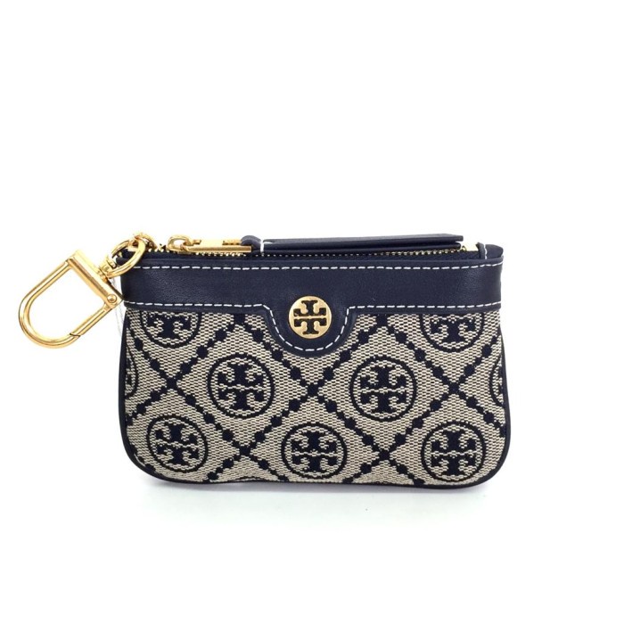 

Card Cash Tory Burch T Monogram Card Case Key Ring - B