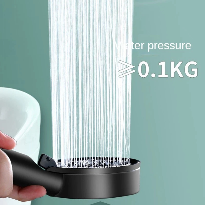 5mode Upgrade Kepala Shower Hemat Air/Showerhead Hujan Genggam Kuat/Semprotan Shower Multifungsi Dapat Disesuaikan/Aksesori Kamar Mandi