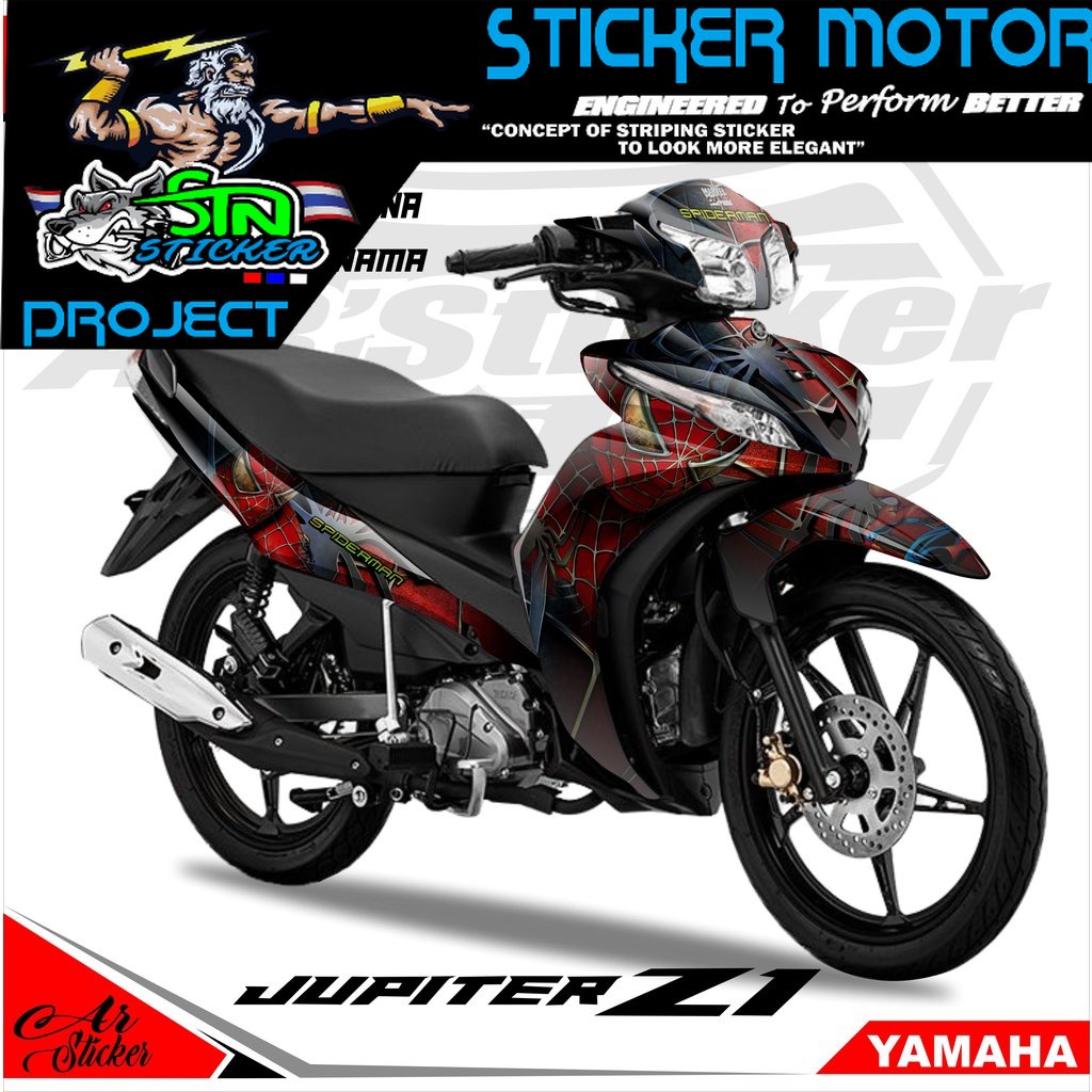 Decal Yamaha JUPITER Z1 Full Body - Stiker Dekal Hologram Pelangi, Chrome JUPITER Z1 Full Body D5-09