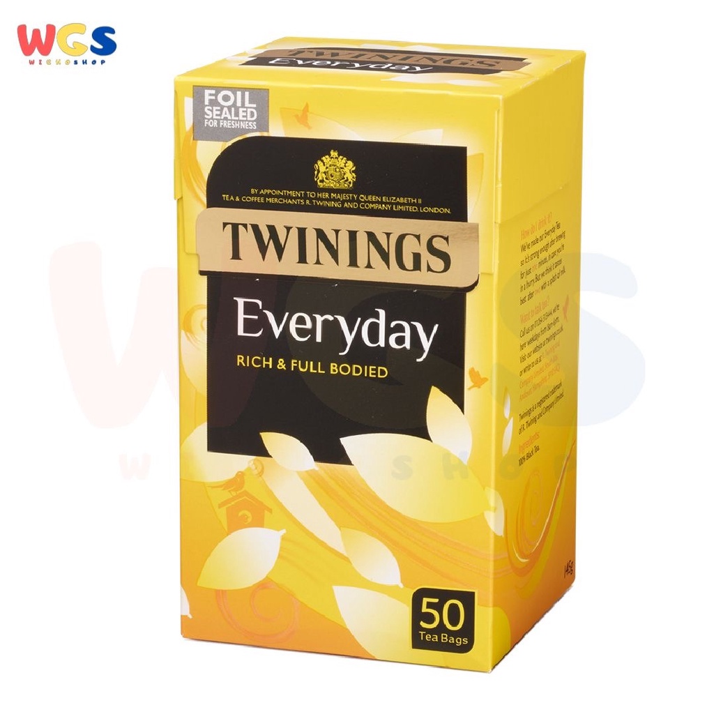 Twinings Tea Everyday Rich &amp; Full Bodied 50 Tea Bags 145g