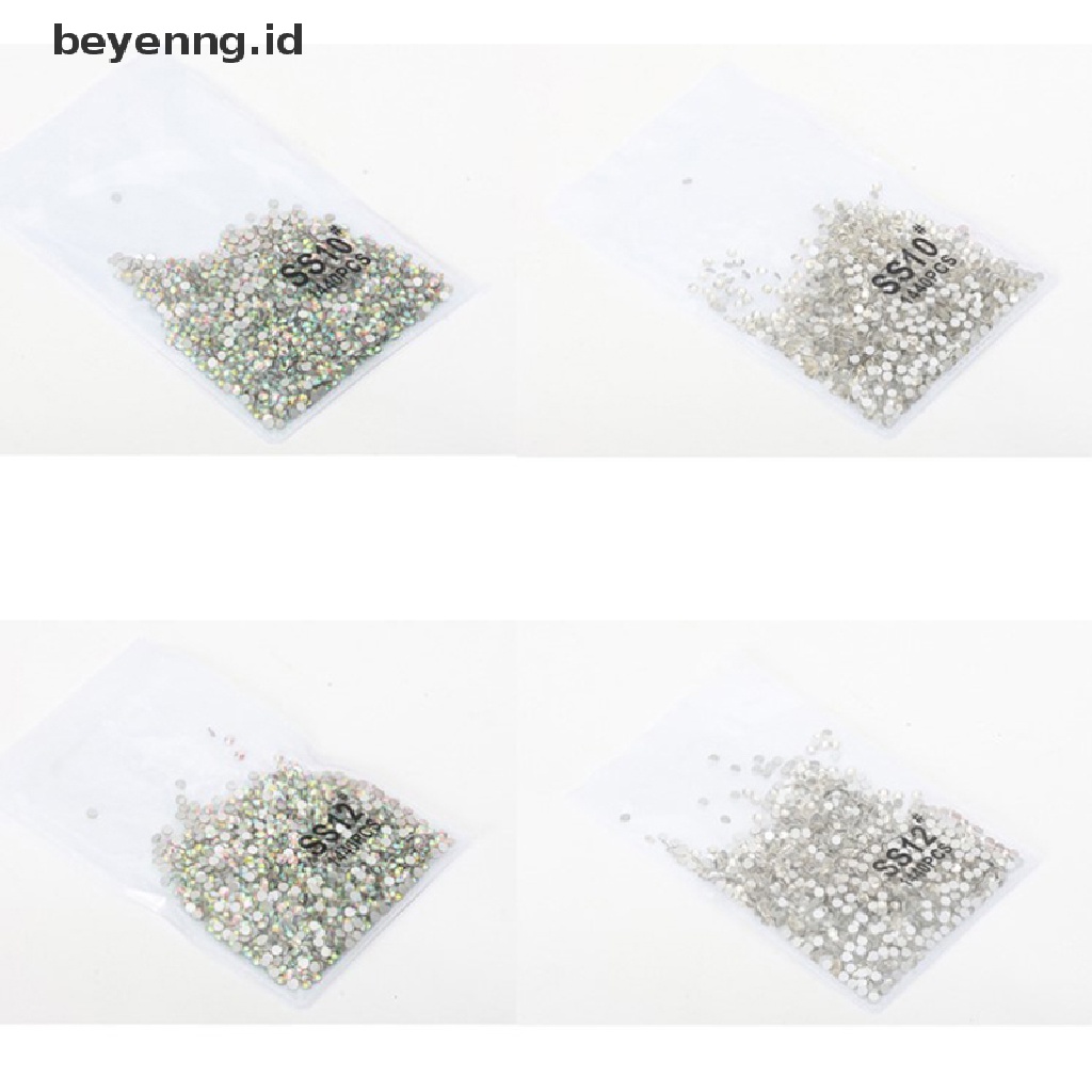 Beyen 1440Pcs Batu Nail Art Kristal Flatback Berlian Imitasi Untuk Nail Art DIY Manicure ID