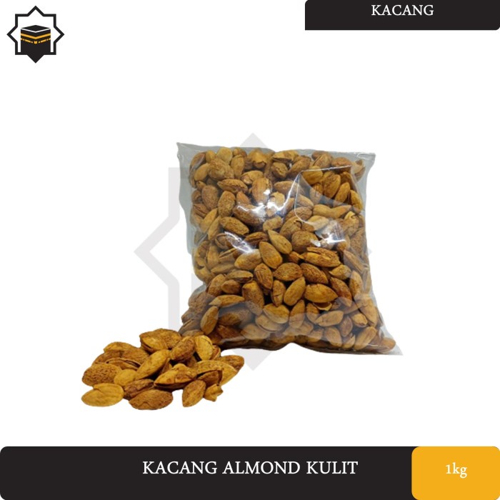 

Kacang Almond Kulit Usa 1Kg Kacang Almond Panggang Rasa Susu