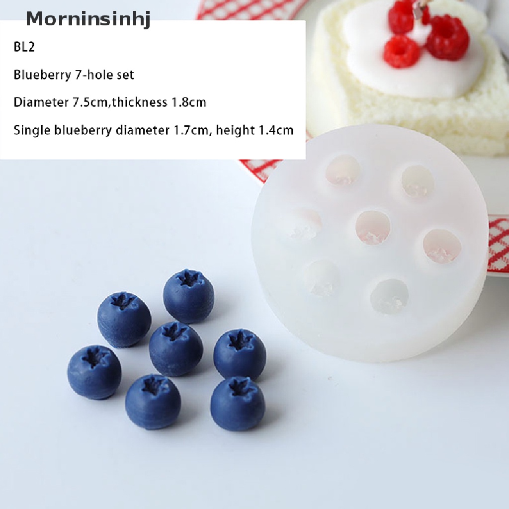 Mornin Blueberry Raspberry Silicone Mold Cetakan Kue Cake Decorag Tools id