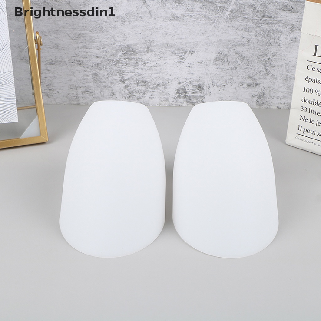 [Brightnessdin1] 1pcs Plastik Penutup Lampu Rumah Sederhana Cahaya Chic Aksesori Cahaya Butik Putih