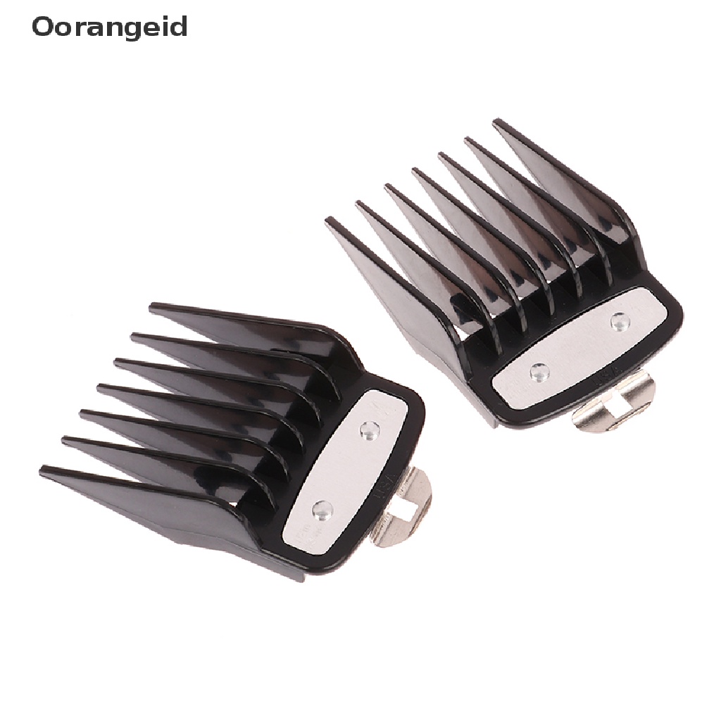 [orange * Bagus] 10Pcs/Set Hair Clipper Limit Comb Guide Attachment Size Pengganti Barber [ID]