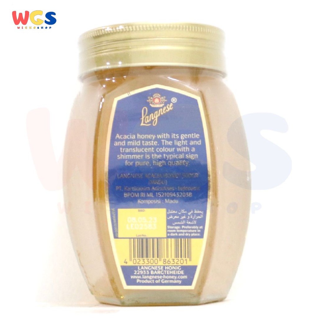 Langnese Acacia Honey 500 gr - Madu Akasia