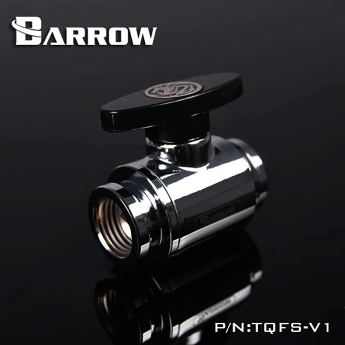 BARROW TQFS-V1 G1/4 Mini Valve With ABS Handle - Silver