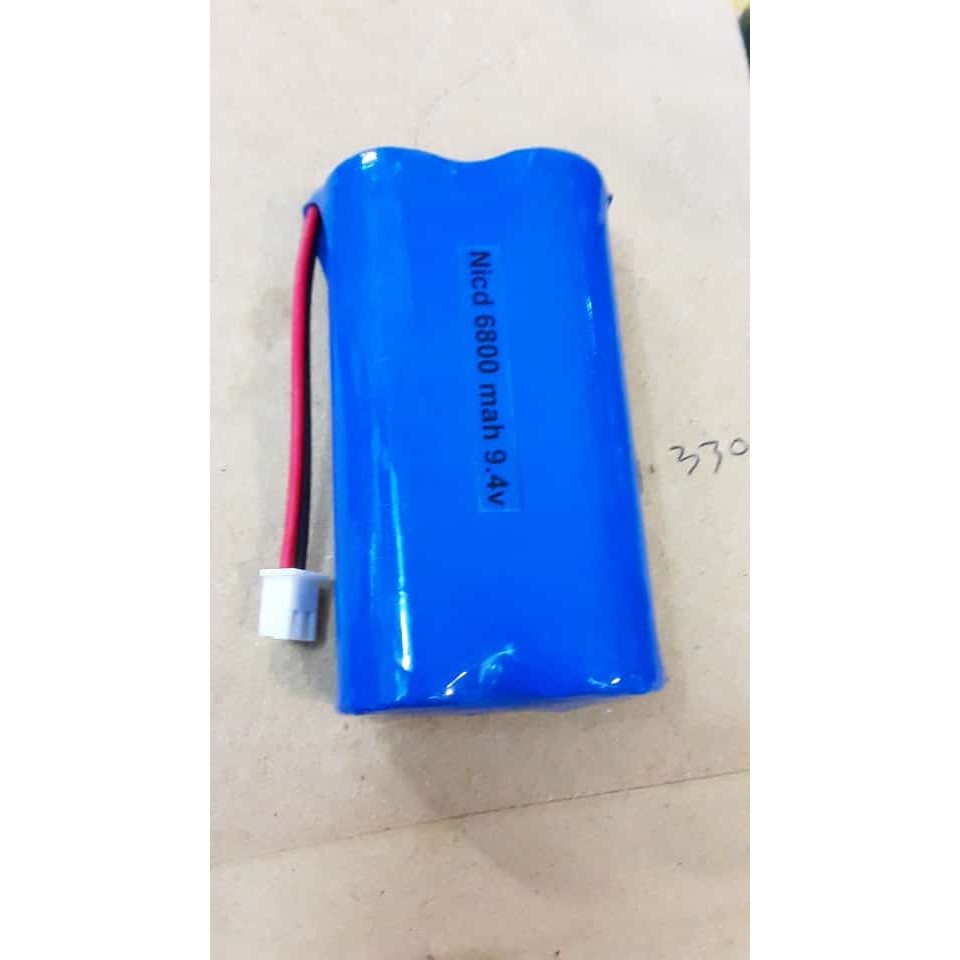 Baterai RC Rakit Soket Putih 9.4 V 6800Mah 18650 Ukuran BAterai murah