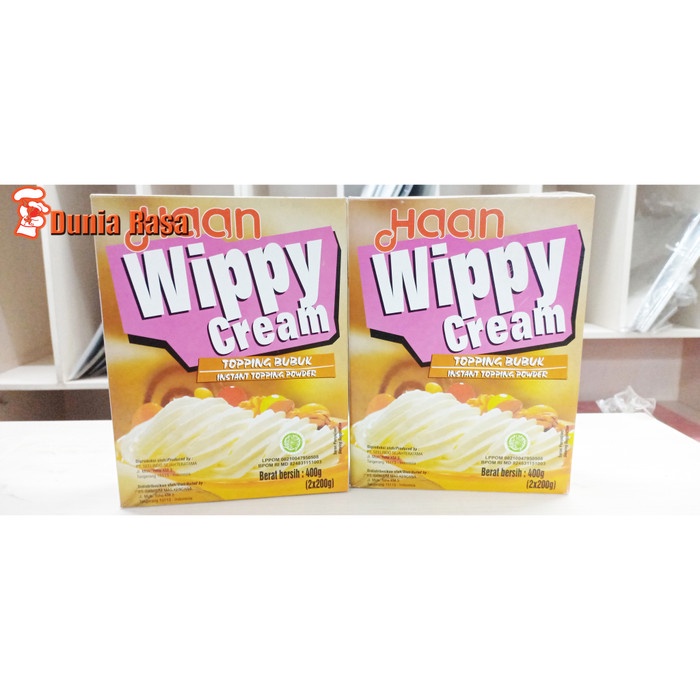 

Haan Wippy Cream (Bubuk Instant Whip Cream) 400g