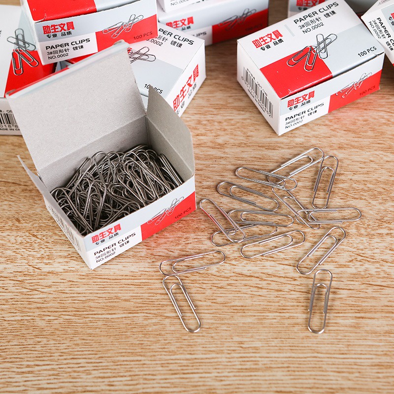 80pcs Paper Clip Klip Kertas Kotak OSM-ST0254