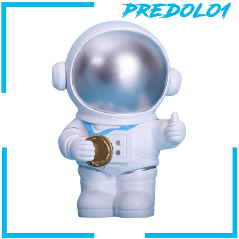 [Predolo1] Figurine Astronot Patung Angka Kerajinan Dekorasi Resin Untuk Ruang Tamu