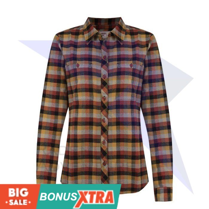 Kemeja Cewek EIGER1989 X-NORFOLK SHIRT 91000 5639 Original Bandung Bagus  KEREN AWET