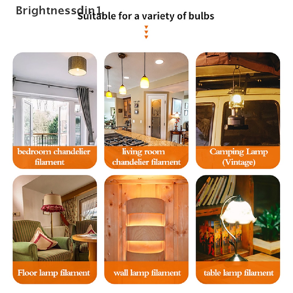 [Brightnessdin1] 3v LED COB Fleksibel Filamen Dioda Hangat Lampu Natal Liburan Pesta Dekorasi Lampu DIY Bohlam Aksesoris Hati Kupu-Kupu Snowflake Type Cahaya Bagian Butik