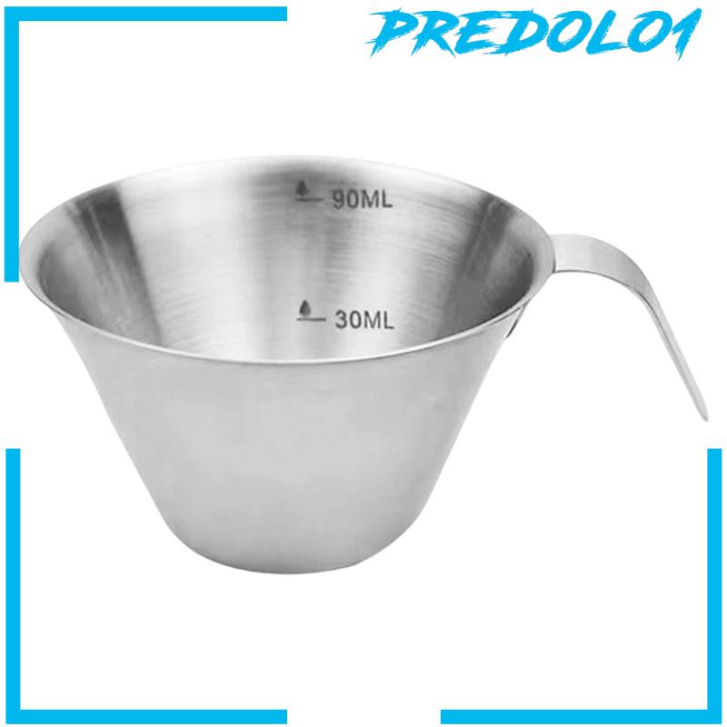 [Predolo1] Espresso Measuring Cup Espresso Aksesoris Dengan Skala 90ml Untuk Kopi Susu