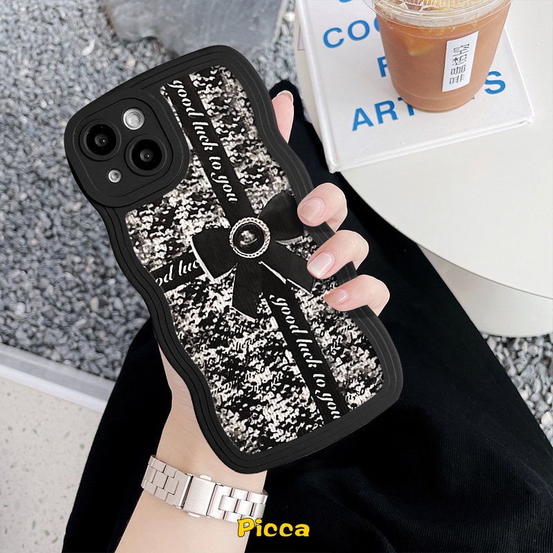 Infinix Smart6 Plus5 4 Note 12 2023 8 G96 10Pro 12Pro Infinix Hot 10T 9 8 11 10 Main 12 10Lite 11s 12i 20 20s Hot 10s 11s NFC INS Retro Butterfly Case Lembut TPU Bergelombang Penutup Tepi