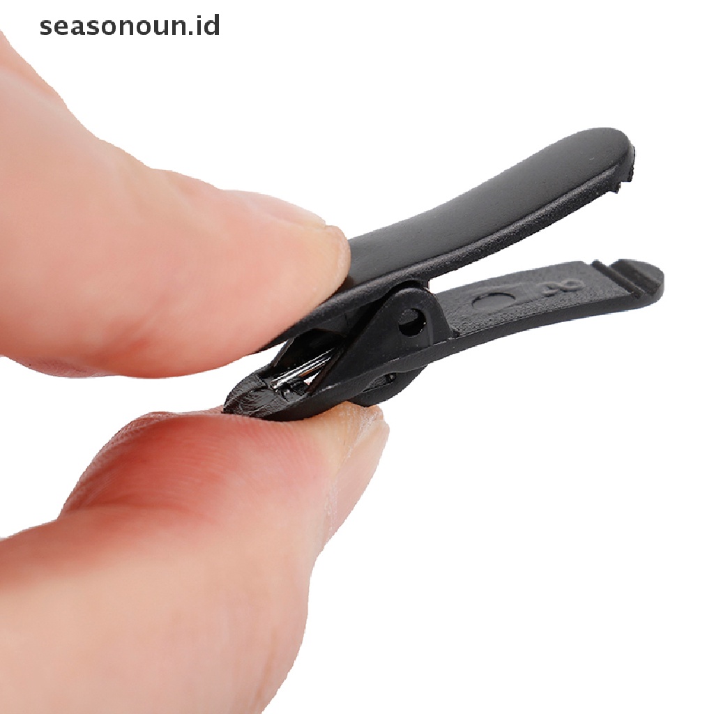 Seasonoun 20x Headphone earphone cable cord Kawat Kerah lapel Klip nip Penjepit Dudukan holder.