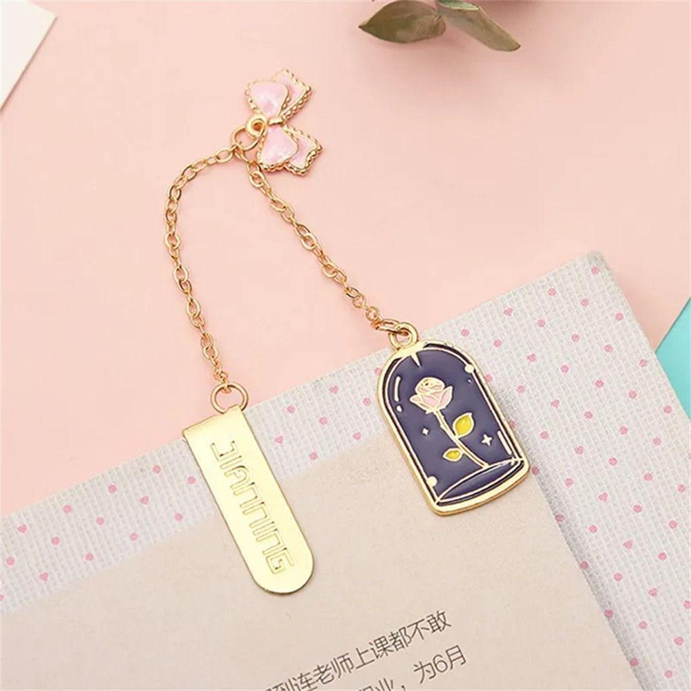 Mxbeauty Bookmark Buku Aksesoris Perlengkapan Sekolah Pangeran Kecil Membaca Buku mark Siswa Planet Series Bookmark Pendant