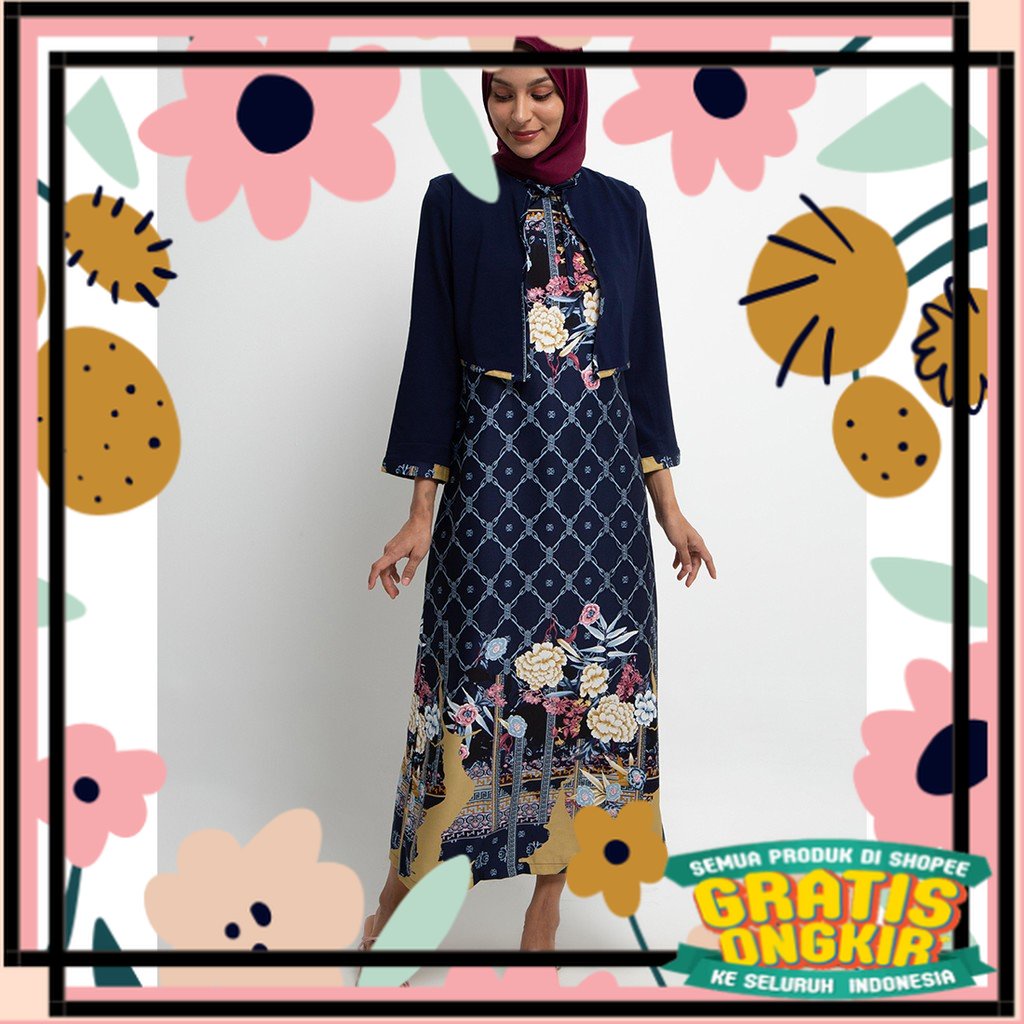 Arjuna Weda Gamis Batik Alesha / ibu pkk arisan