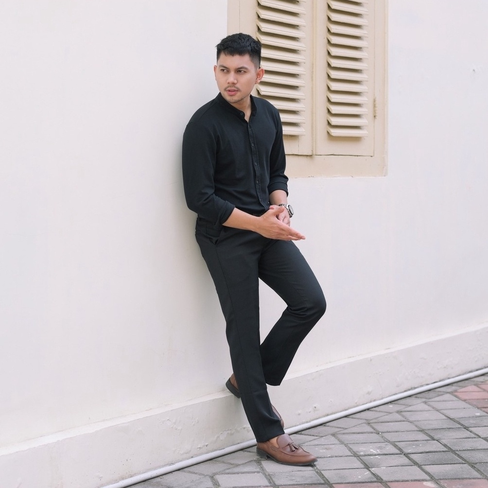 CELANA KANTOR FORMAL PRIA SLIMFIT BAHAN DASAR KAIN WOLL KUALITAS