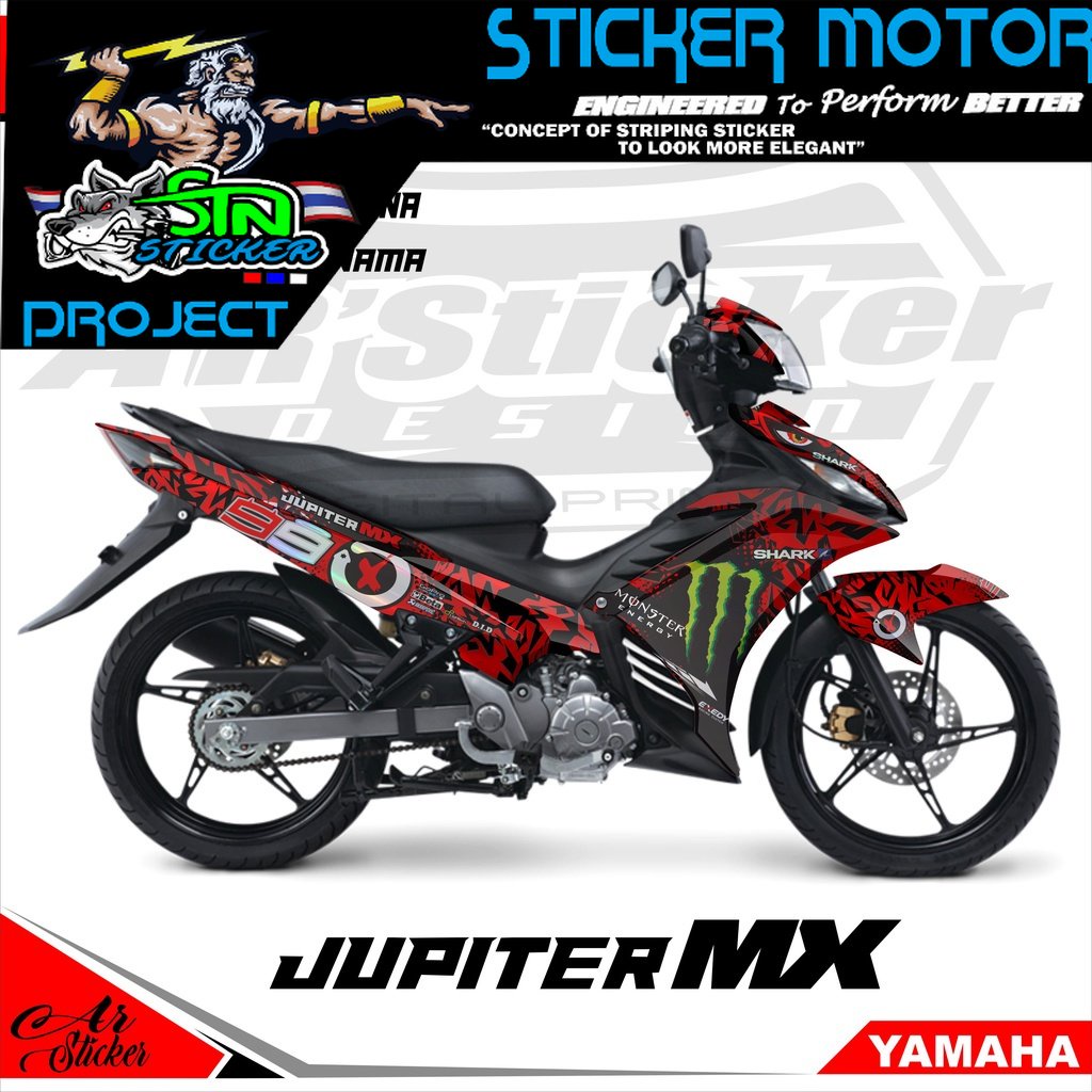 Decal Jupiter MX New 135 Hologram Full body - Stiker Jupiter Mx 135 New Full body 006