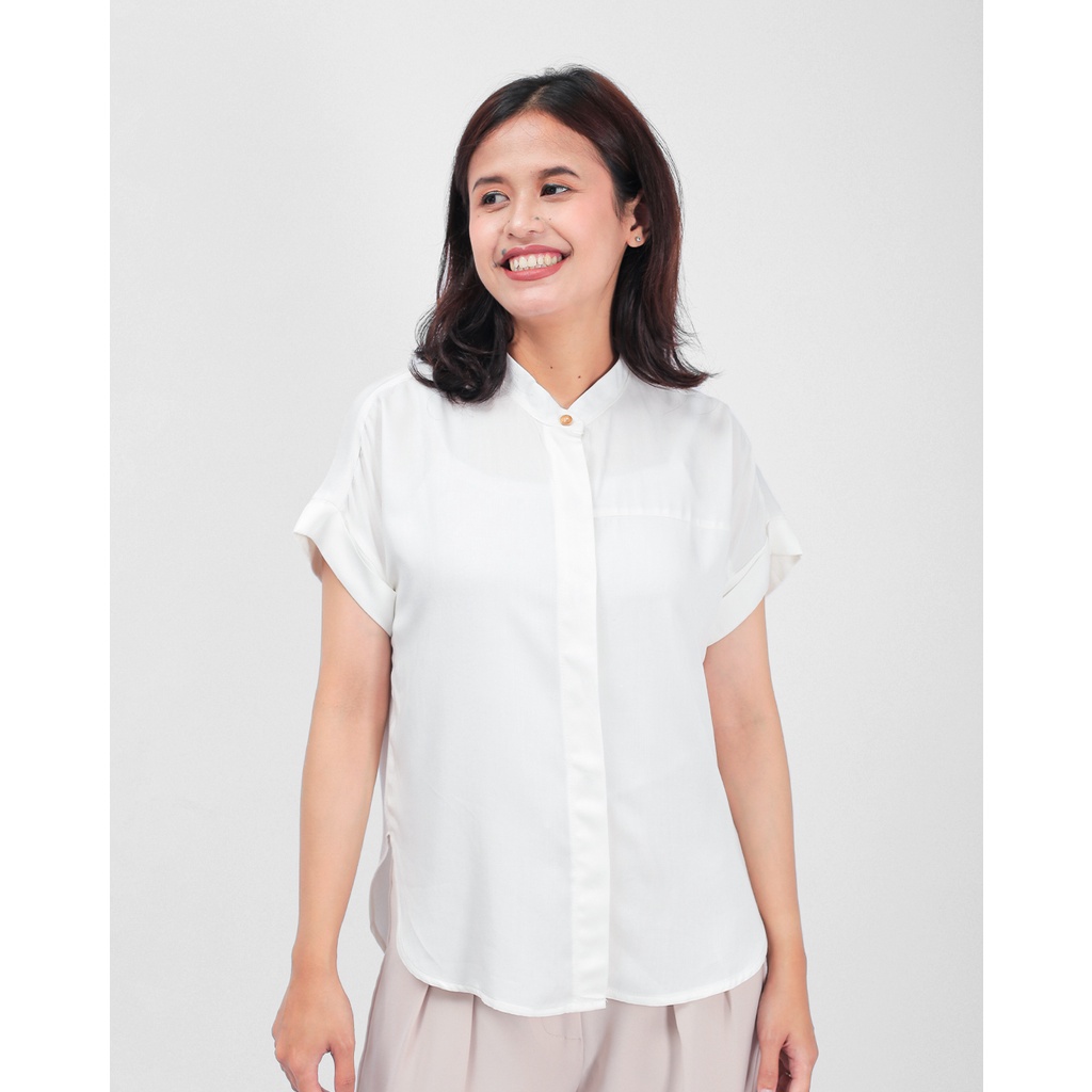 Khakikakiku  Ruby shirt white