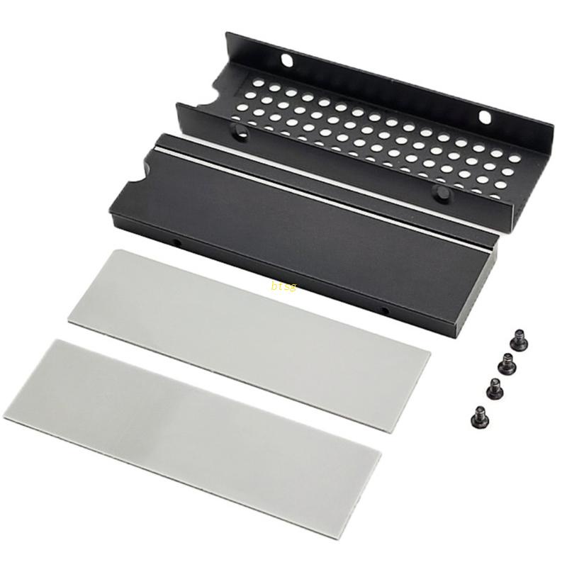 Btsg Aluminium Heat Sink M.2 2280sd Cooler Set Pendingin Wastafel Dengan Thermal Pad Untuk PS5