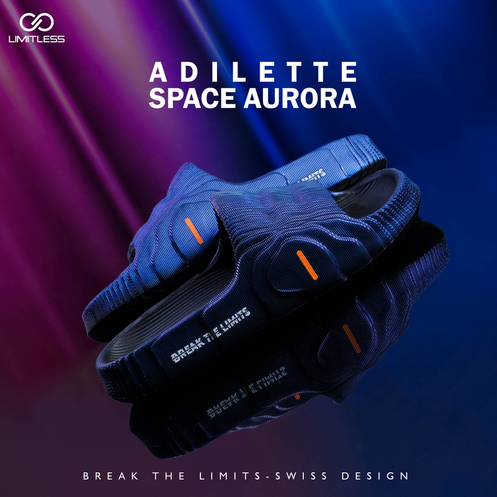 Sandal Pria SPACE AURORA Terbaru 2023 Anti Slip Sendal Slide Cowok Premium Eva Sandal Pria Casual Extralight