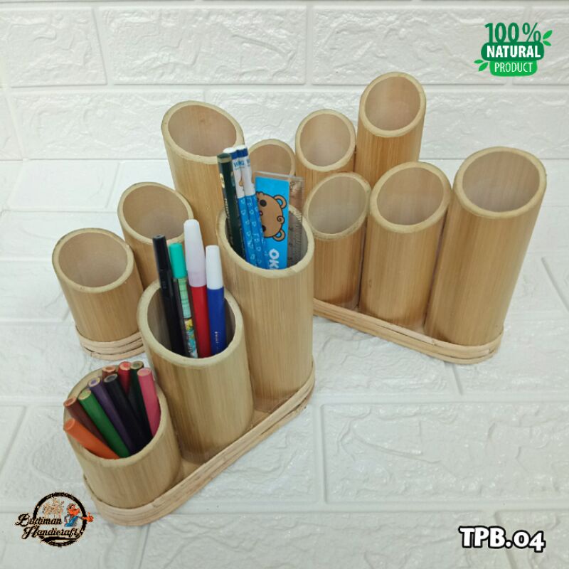 

Tempat Pensil/Pulpen Bambu type TPB.04