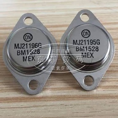 MJ21195G dan MJ21196G Sepasang Transistor Jengkolan MEX OnSemi To-3